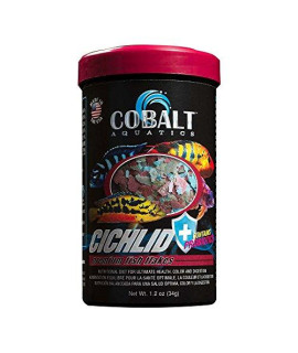 Cobalt Aquatics Cichlid Flakes 1.2oz.