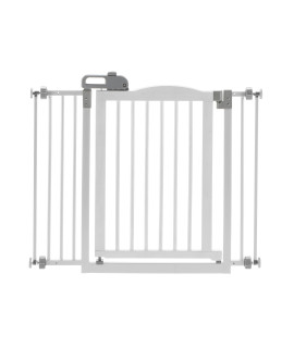 Richell One-Touch Gate II, Dog gate, Fits Openings from 32.1-36.4, White, 30.5 H