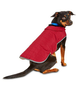 Good2Go Red Equestrian Quilted Dog Coat~Large/XL~