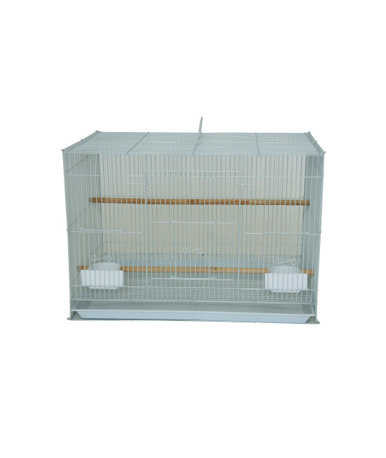 YML Small Breeding Cage, 24 x 16 x 16, White