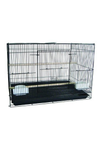 YML Medium Breeding Cage, 30 x 18 x 18, Black