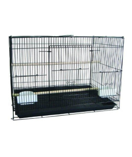 YML Medium Breeding Cage, 30 x 18 x 18, Black