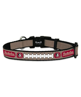 cFB Florida State Seminoles Reflective Toy Football collar, One Size, Black