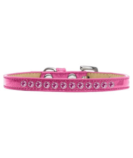 Mirage Pet Products Bright Pink crystal Pink Puppy Dog Ice cream collar Size 8