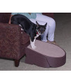 Pet Gear Stramp Stair and Ramp Combination, Dog/Cat Easy Step, Lightweight/Portable, Sturdy, Extra Wide, Gentler Sloped