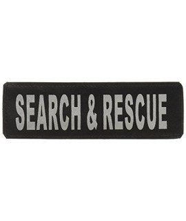Dogline Search & Rescue Removable Velcro Patches, Large/X-Large