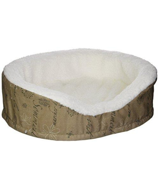 Midwest Homes for Pets Orthopedic Nesting Bed Script, Tan, 20"