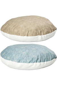 Midwest Homes for Pets Round Polyfill Pillow Script, Tan, 48"