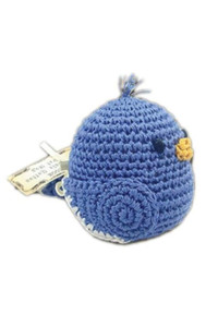 Mirage Pet Products 500-004 Knit Knacks Blueberry Bill Organic cotton Dog Toy Small