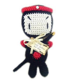 Mirage Pet Products 500-014 Knit Knacks Miyagi Organic Cotton Dog Toy, Small