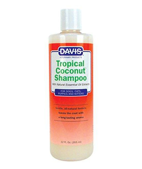 Davis Tropical Coconut Pet Shampoo, 12 oz
