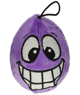 Multipet Egg Noggins Squeaky Silly Face, 4