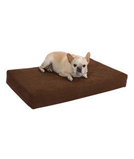 Pet Support Systems Orthopedic gel Memory Foam Dog Beds - Eco Friendly Hypoallergenic and Made in The USA Supreme Luxury comfort and care for Dogs with Removable and Washable cover