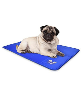 Arf Pets Dog Self Cooling Mat 23 x 35 Pad for Kennels, Crates and Beds, Non-Toxic, Durable Solid Cooling Gel Material. No Refrigeration or Electricity Needed, Medium