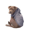 Canada Pooch Cozy Caribou Sherpa Lined Fleece Dog Hoodie, Charcoal, Size 14+, 14+ (13-15" Back Length, Relaxed fit)