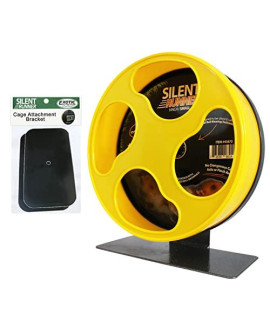 Silent Runner 9 | Wheel + Cage Attachment | Hamsters, Gerbils, Mice