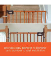 Summer Banister to Banister Gate Mounting Kit - Fits Round or Square Banisters, Accommodates Most Hardware & Pressure Mount Baby Gates up to 37 Tall, Gate Sold Separately