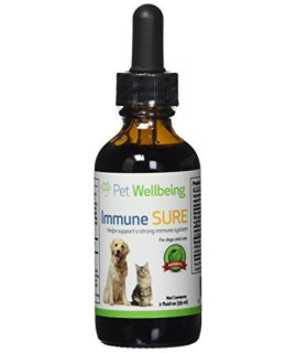 Pet Wellbeing - Immune Sure for cats - Herbal Immune Support in Felines - 2oz (59ml)