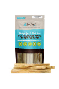 Raw Paws 10-inch compressed Rawhide Sticks for Dogs, 10-ct - Pressed Rawhide chews for Large Dogs & Medium Dogs - Safe Beef Hide Rolls - Natural Rawhide Dog chew Long Lasting for Aggressive chewers