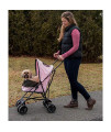 Pet Gear Travel Lite Pet Stroller For Cats And Dogs Up To 15-Pounds, Pink