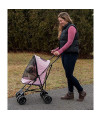 Pet Gear Travel Lite Pet Stroller For Cats And Dogs Up To 15-Pounds, Pink