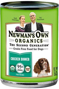 NewmanS Own Usda Organic 95% Chicken Grain-Free Dinner, 1 Count, One Size