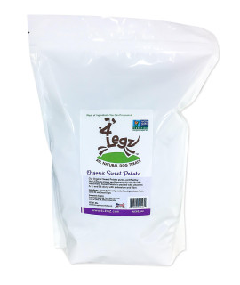 4Legz Organic Sweet Potatoes All Natural crunchy Non-gMO Dog Treats 4 Pound