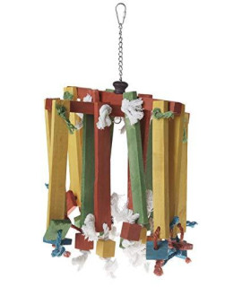 Prevue Pet Products 60948 Bodacious Bites Wood chimes Bird Toy, Multicolor