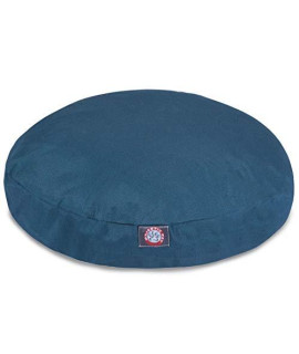 Majestic Pet Solid Navy Blue Large Round Pet Bed
