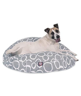 Majestic Pet Fusion gray Large Round Pet Bed