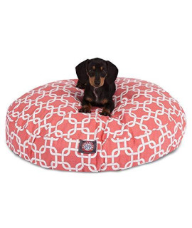 Majestic Pet coral Links Small Round Pet Bed