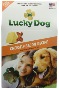 Lucky Dog 5847Ld 1 Piece cheese And Bacon Recipe Baked Dog Biscuit 12 Oz