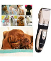 Sminiker Professional Rechargeable Cordless Dogs Cats Horse Grooming Clippers - Professional Pet Hair Clippers with Comb Guides for Dogs Cats Horses and Other House Animals Pet Grooming Kit