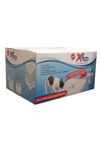 SPOT X Marks The Spot Extra Absorbent Pee Pads Puppy Pads Puppy Pads with Adhesive Training Pads Dog Pads Dog Pee Pads Dog Potty Pads Adhesive Strips 22X22 100 cT
