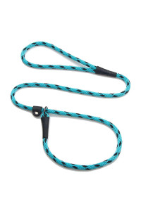Mendota Products Dog Slip Lead, 38x6, Black Ice Turquoise