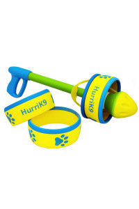 HurriK9 Dog Ring Launcher Starter Pack Launcher + 3 Standard Rings