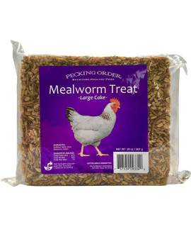 Pecking Order Mealworm Treat Cake, 20 oz