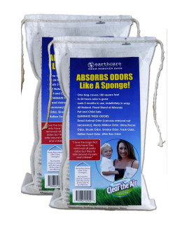 Earth care Odor Removing Bag Stinky Smells Pet Odor etc (2 Pack)