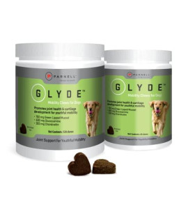 Glyde Mobility Chews Hip Joint Supplement For Dog 60 Chews Dog Vitamins And Supplements Glucosamine Chondroitin For Dogs Natural And Sustainable Gluten-Free Vet Recommended
