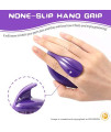 [Soft Silicone Pins] CELEMOON Ultra-Soft Silicone Washable Cat Grooming Shedding Massage / Bath Brush - Safe & No Scratching any more - Purple