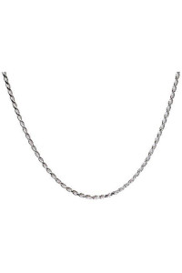 Memorial Gallery 18R-S Sterling Silver Pet Rope Chain, 18"