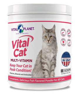 Vital Planet - Vital cat Multi Vitamin Mineral and Antioxidant Powder for cats 75 gram 30 Servings