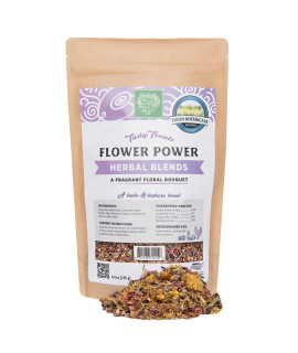 Small Pet Select - Flower Power Herbal Blend, a Natural Herbal Treat for Rabbits and guinea Pigs, 44oz