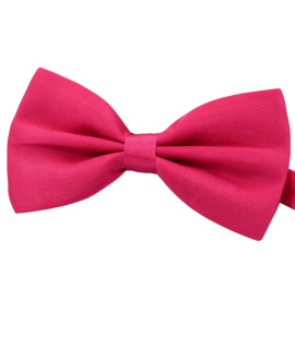 AmajijiA Formal Dog Bow Ties for Medium & Large Dogs (D114 100% Polyester) (Rose Red)