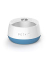 PETKIT FRESH METAL Large Anti-Bacterial Machine Washable Smart Food Weight calculating Digital Scale Pet cat Dog Bowl Feeder w Inlcuded Batteries and Ejectable Stainless Bowl, One Size, Blue