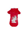 Pet Life Snowman LED Lighting christmas Dog Sweater - Holiday Pet costume with Pull-Over Dog Hoodie