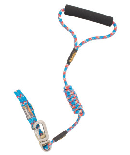 Helios Dura-Tough Easy Tension 3M Reflective Pet Leash and collar Small Blue