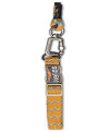 Doghelios Dura-Tough Easy Tension 3M Reflective Adjustable Multi-Swivel Pet Dog Leash And Collar, Large, Orange