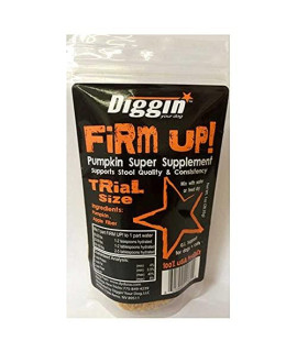 Diggin Your Dog Firm Up Pumpkin Super Supplement for Digestive Tract Health for Dogs, 1-Ounce