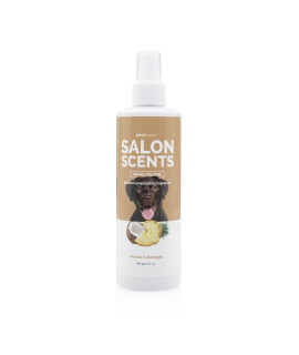 Bark2Basics Salon Scents Pet grooming cologne - 8 oz, Natural Professional grade Perfume for Dogs and cats, Spray, Long Lasting, Deodorizing, (coconut and Pineapple)